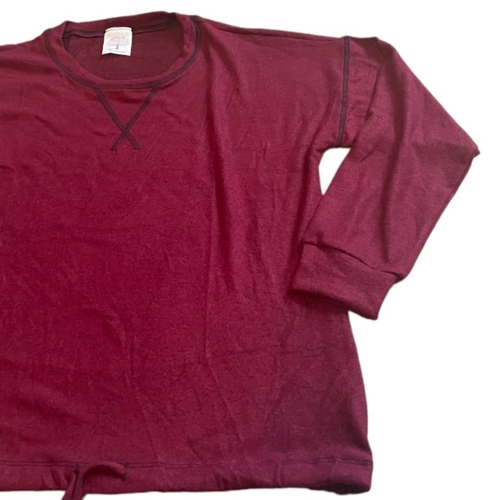 FREELOADER HACCI Long sleeve DRAWSTRING SOLID Dar… - image 3